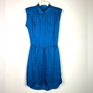 Vince Camuto blue shirt dress size 2